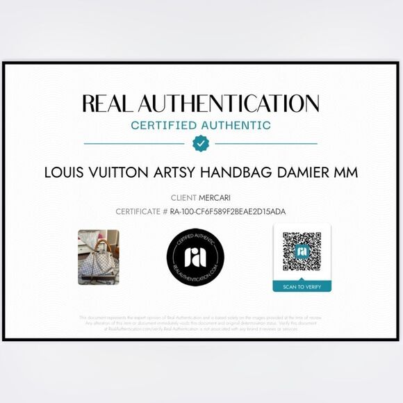 Louis Vuitton Artsy Handbag Damier MM - Picture 16 of 16
